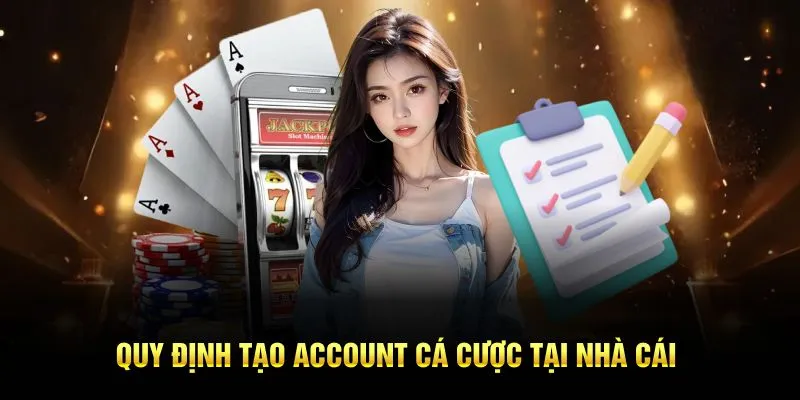 Quy định tạo account cá cược tại nhà cái