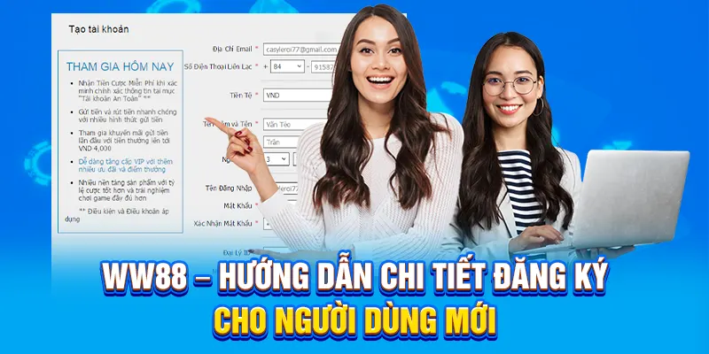 Hướng dẫn chi tiết đăng ký cho người dùng mới
